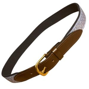 ⛳️ Vineyard Vines golf Brown and Gold Buckle Belt🏌️